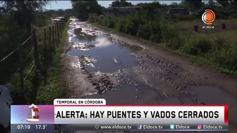 Costanera cortada en todos los sectores bajos