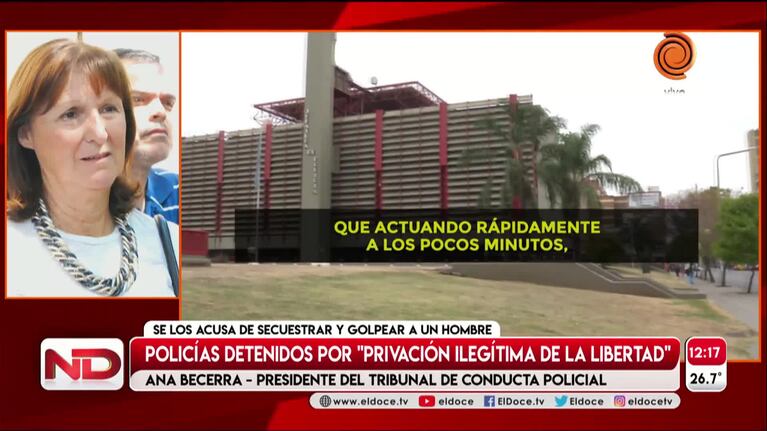 Dos policías fueron detenidos acusados por secuestro