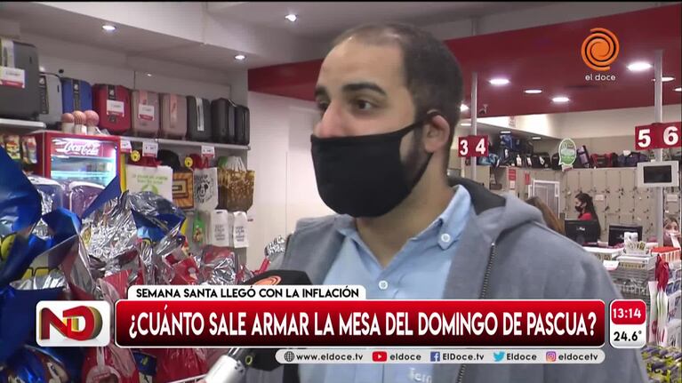 Los precios para armar una mesa de pascua