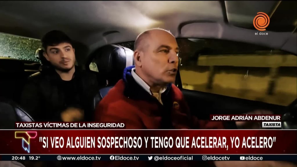 Telenoche mostró cómo sufren los taxistas la inseguridad en Córdoba