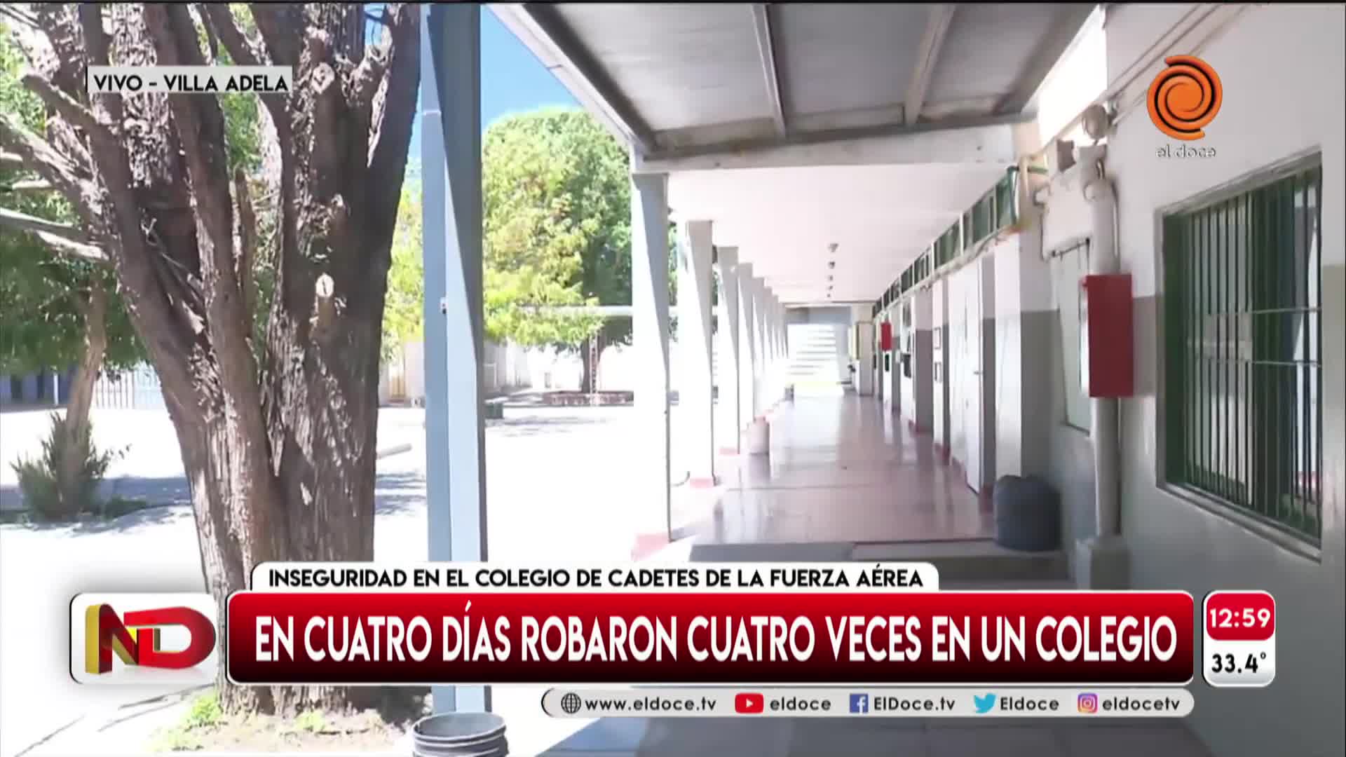 Robaron en un colegio y defecaron en un aula