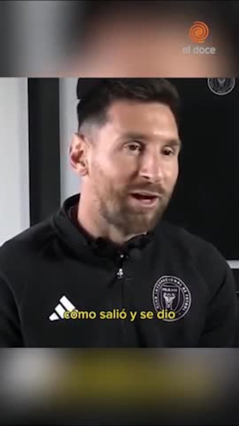 Messi y la explicación de los festejos de Marvel