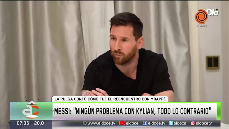 Messi y su relación con Mbappé tras la final