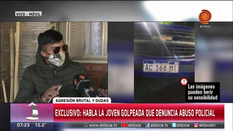 El relato de la pareja que denunció abuso policial en Córdoba