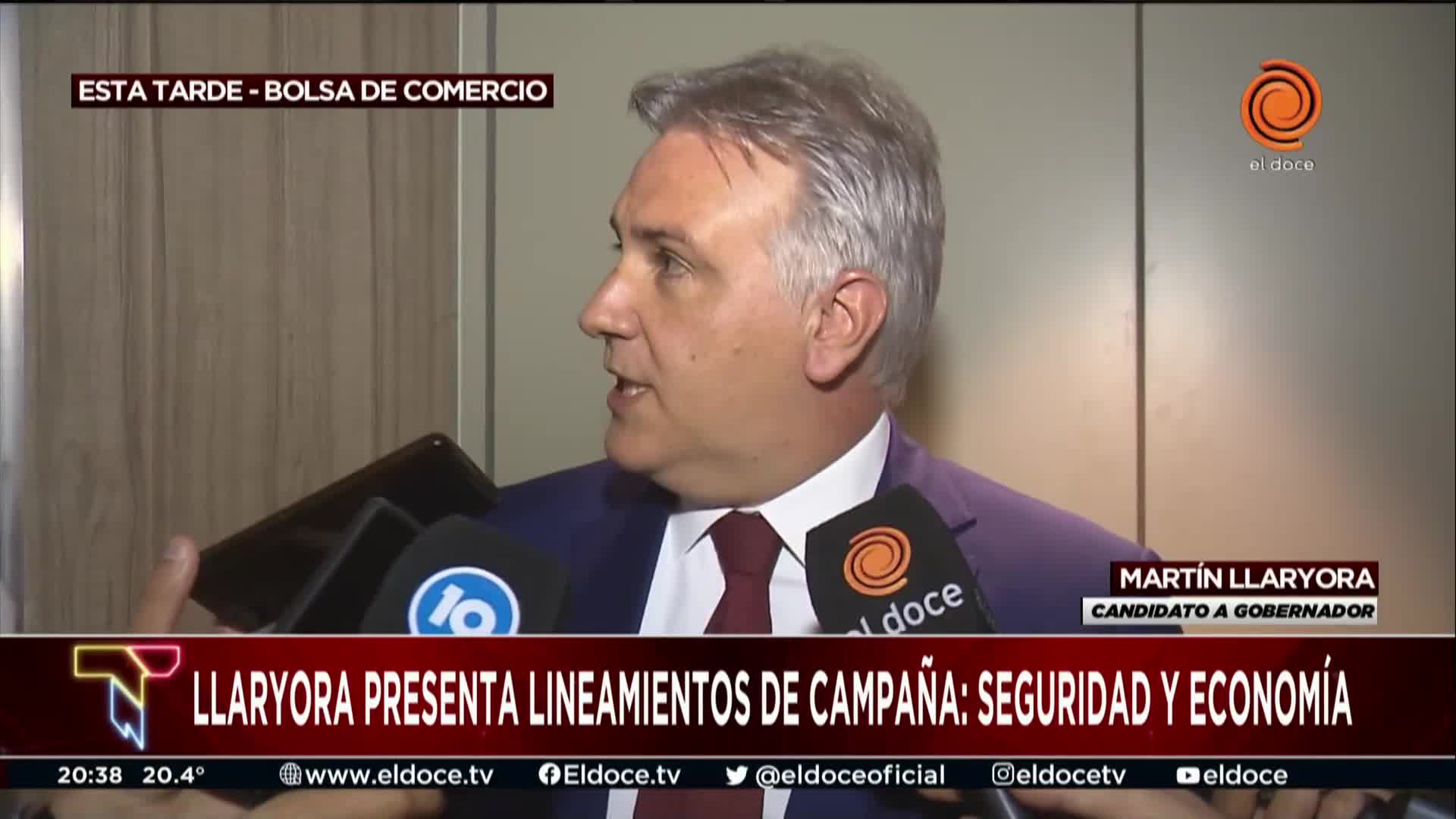 Llaryora propuso crear "policías municipales" si gana las elecciones