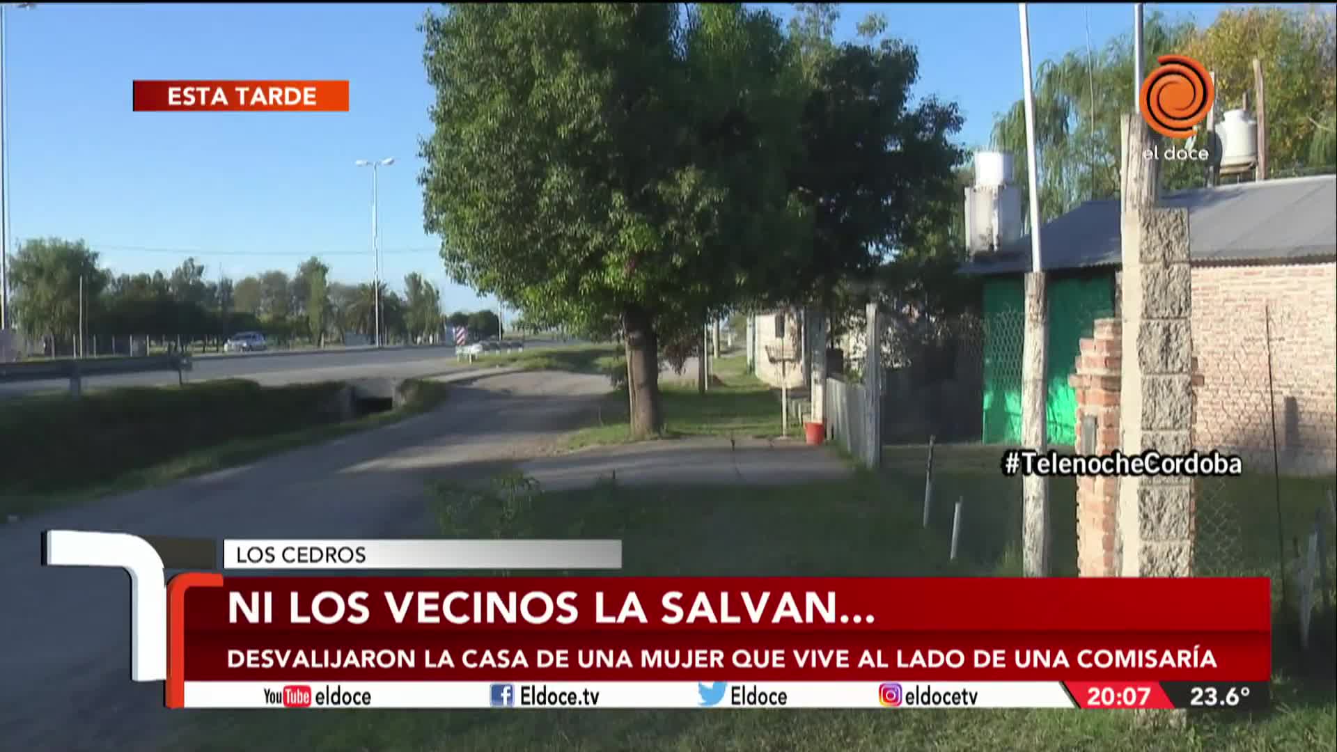 Son vecinos de la policía y les robaron igual