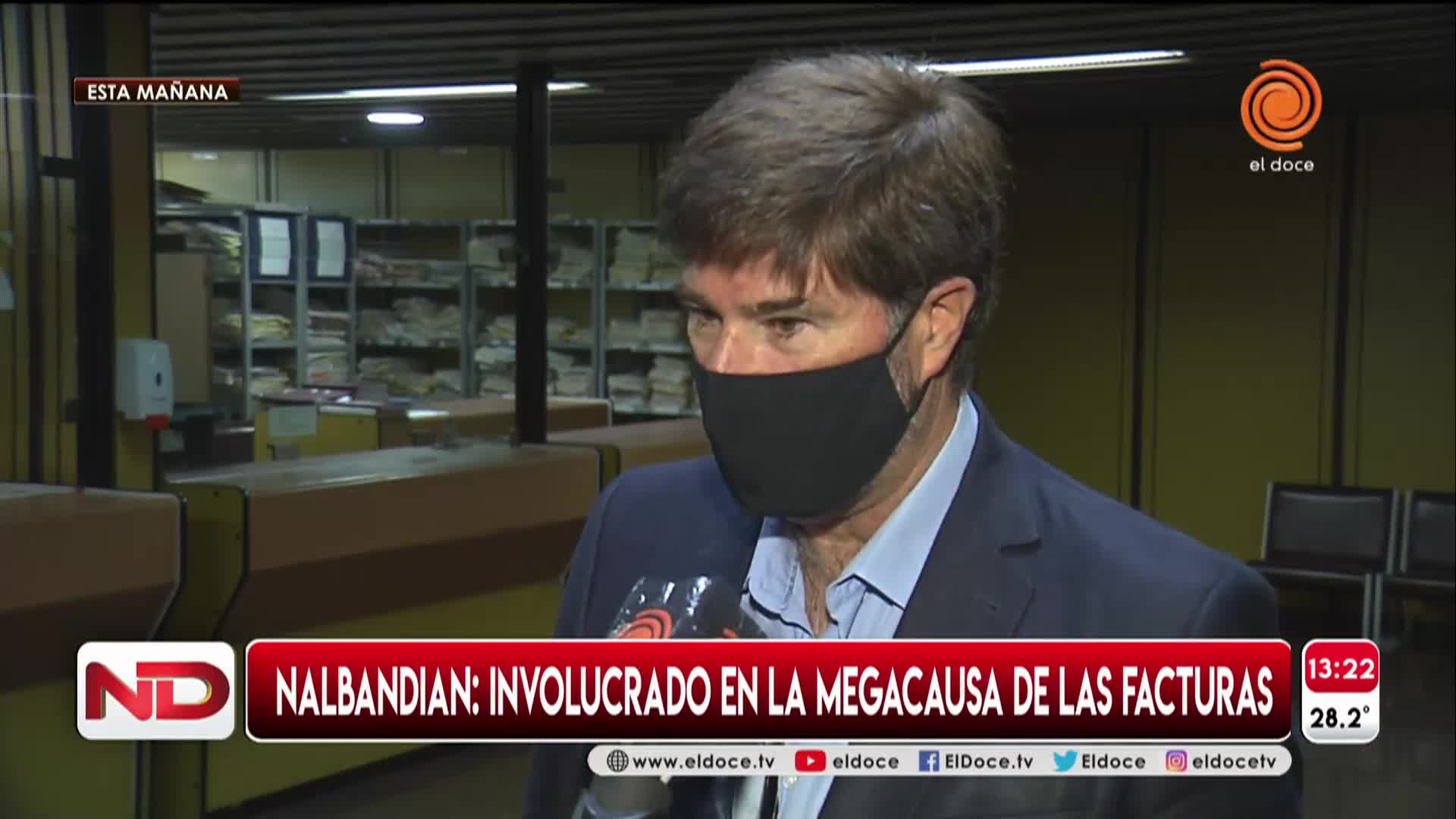 Facturas truchas: el fiscal confirmó que Nalbandian aparece en la causa