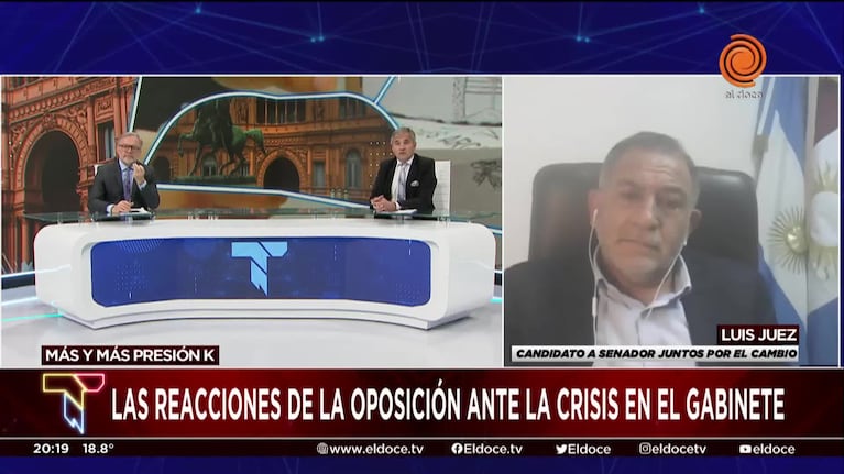 Luis Juez cuestionó a Alberto Fernández por la falta de autoridad