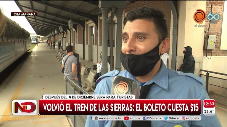El Tren de las Sierras volvió a funcionar en Córdoba