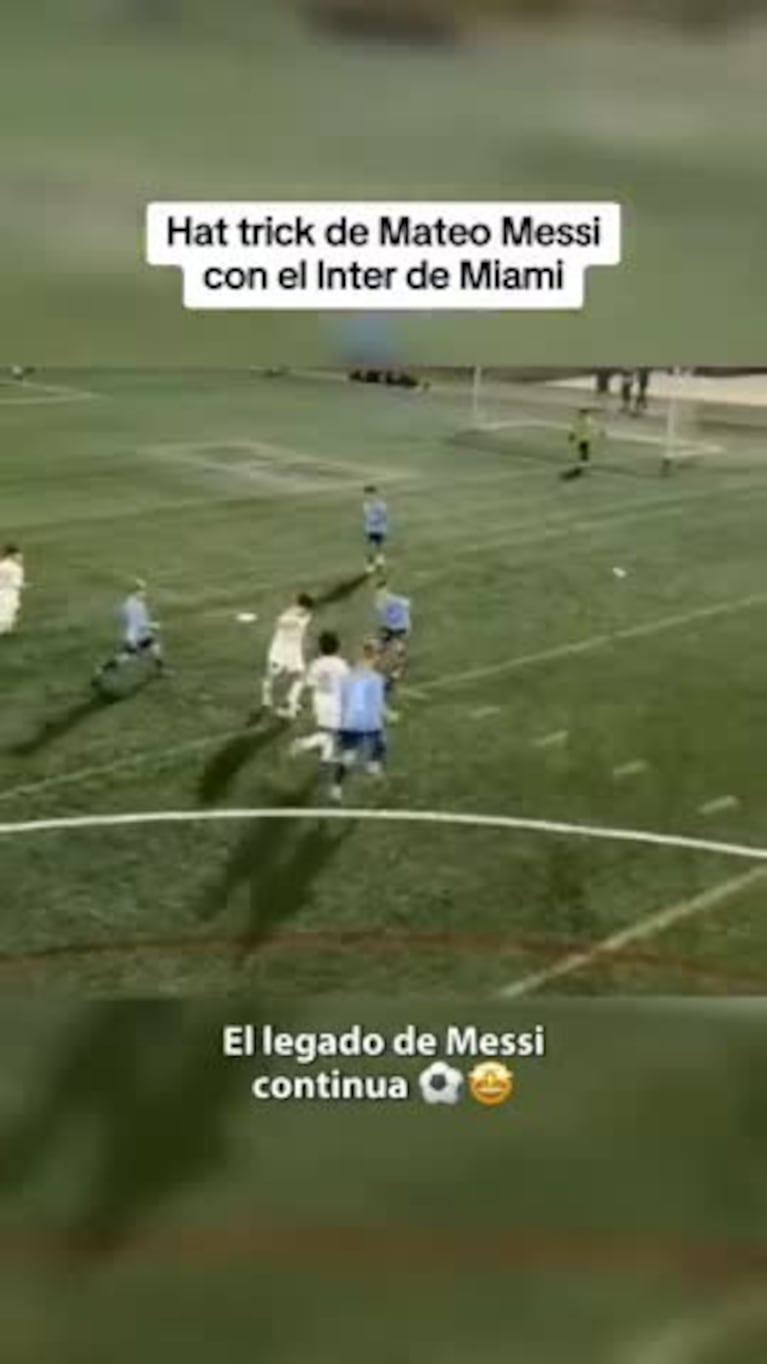 Los tres golazos de Mateo Messi en Inter Miami