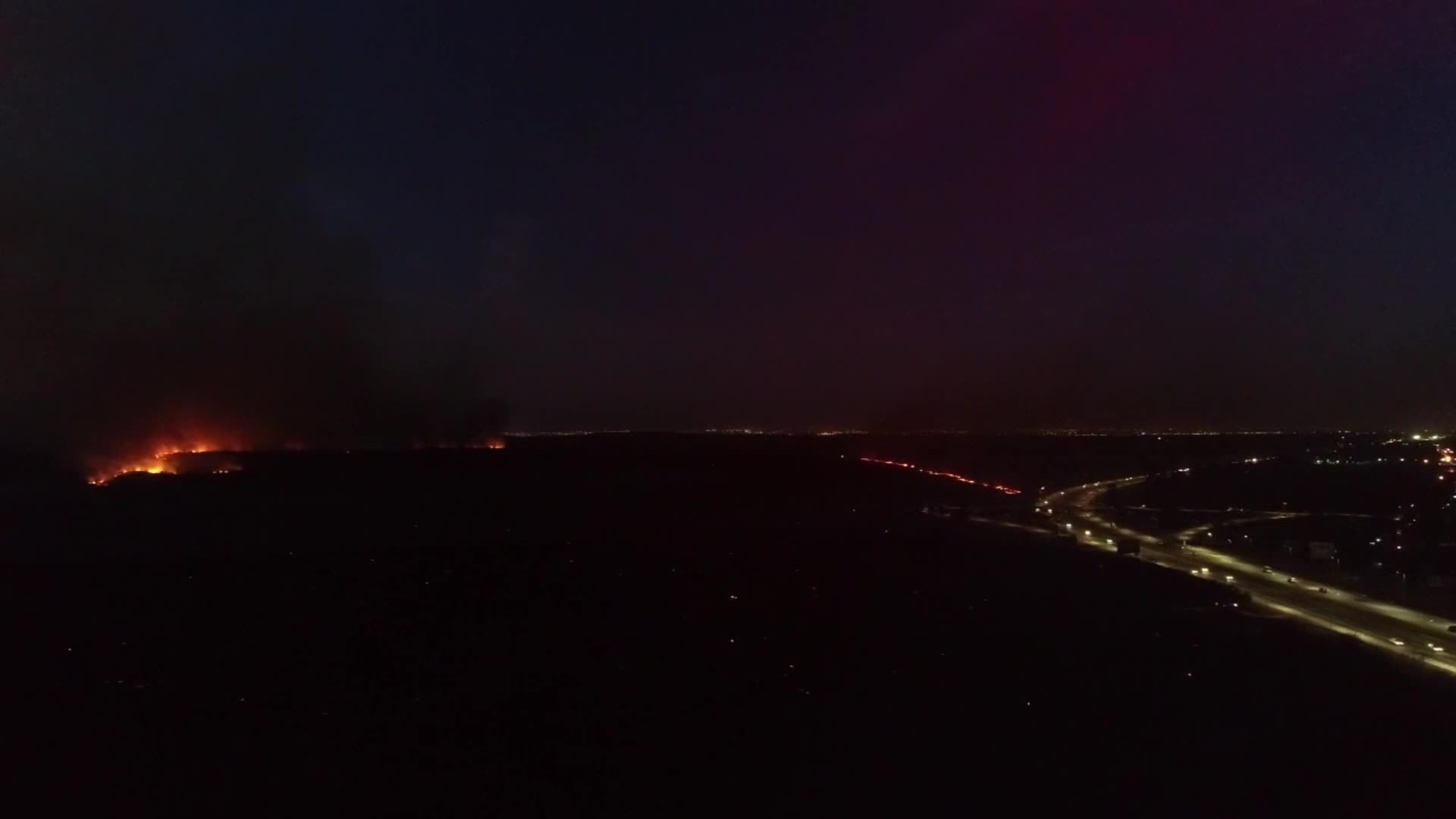 Se desató un incendio en la zona de Malagueño