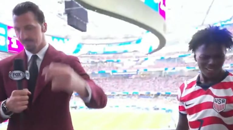 El cruce de Ibrahimovic con un streamer anti Messi en plena transmisión del Mundial