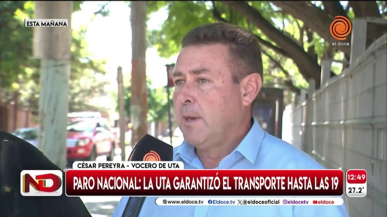 Paro de la CGT: hasta qué hora funcionará el transporte urbano en Córdoba
