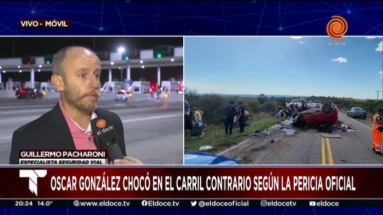 El análisis de la pericia oficial sobre el choque fatal de Oscar González