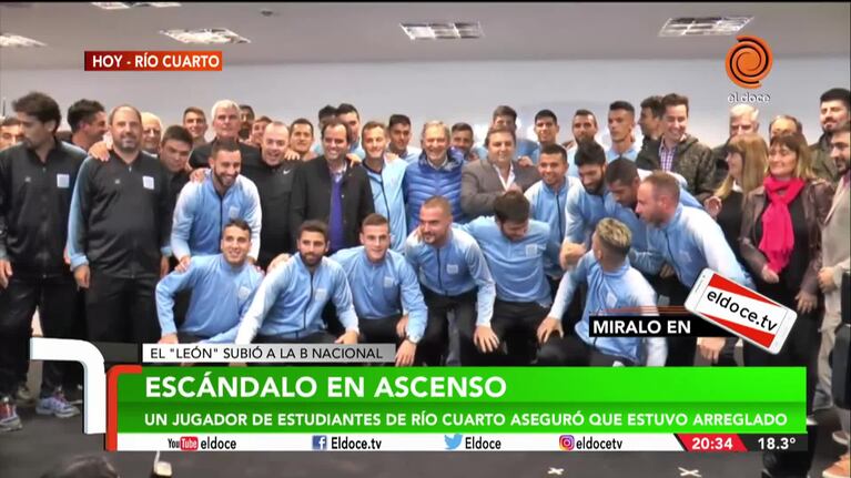 Ascenso y escándalo: la palabra de los dirigentes de Estudiantes de Río Cuarto