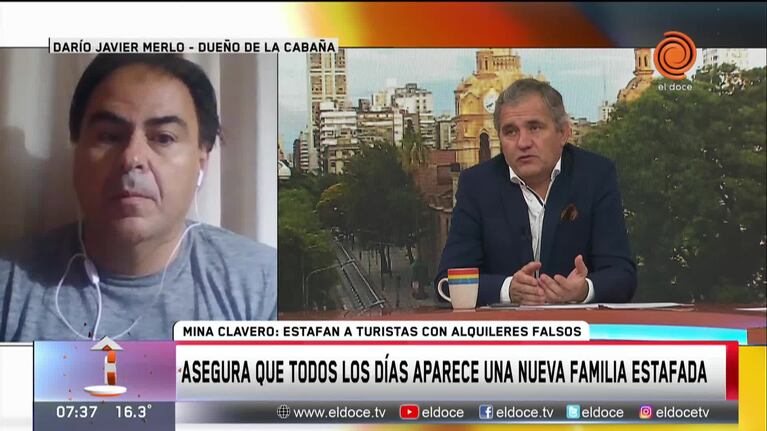 Denuncia que usan datos de su cabaña para estafar a turistas en Mina Clavero