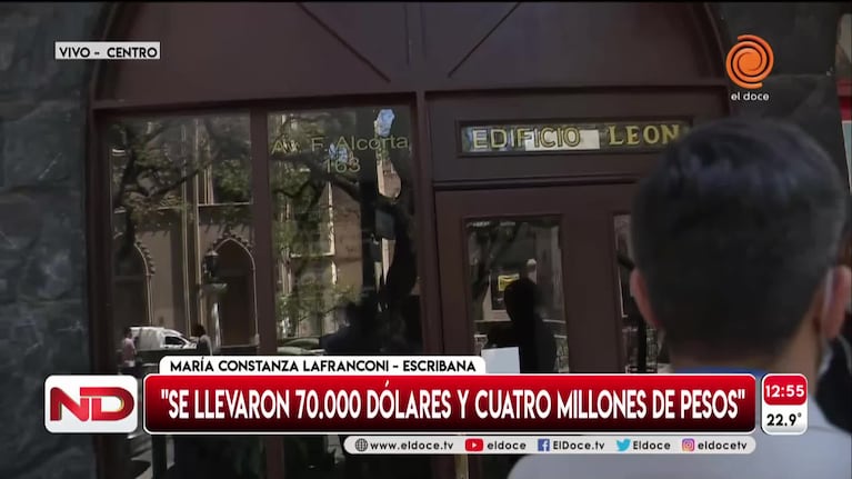 Millonario asalto en una escribanía en pleno centro de Córdoba