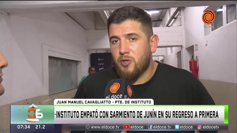 El análisis de los referentes de Instituto tras el empate con Sarmiento de Junín