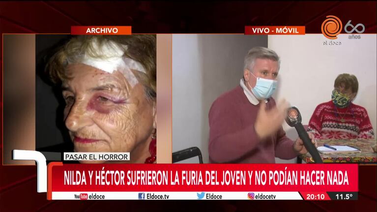 Paz para los abuelos golpeados por su nieto