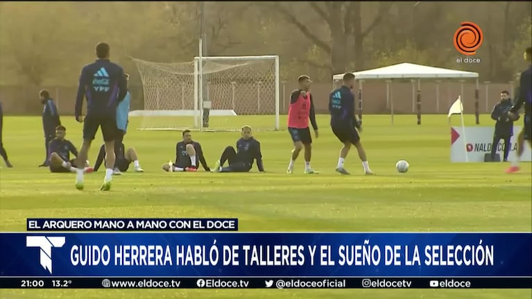 Guido Herrera: penales, la Selección y sus objetivos en Talleres
