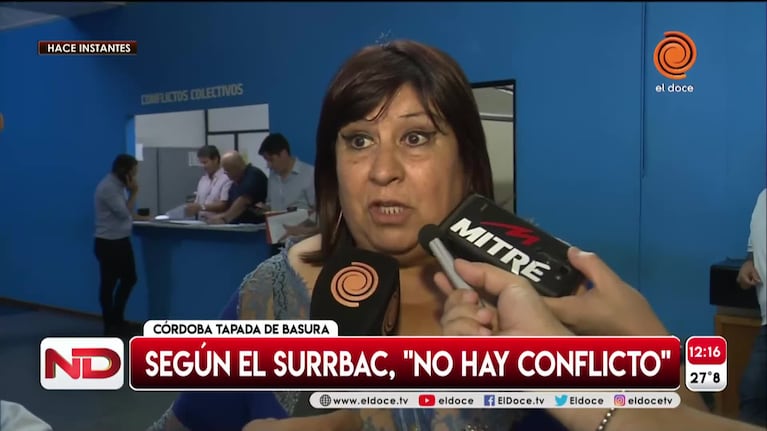 Mientras la basura se acumula, el Surrbac niega medidas de fuerza