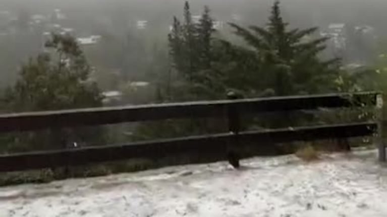 Primavera congelada: nevó en Córdoba