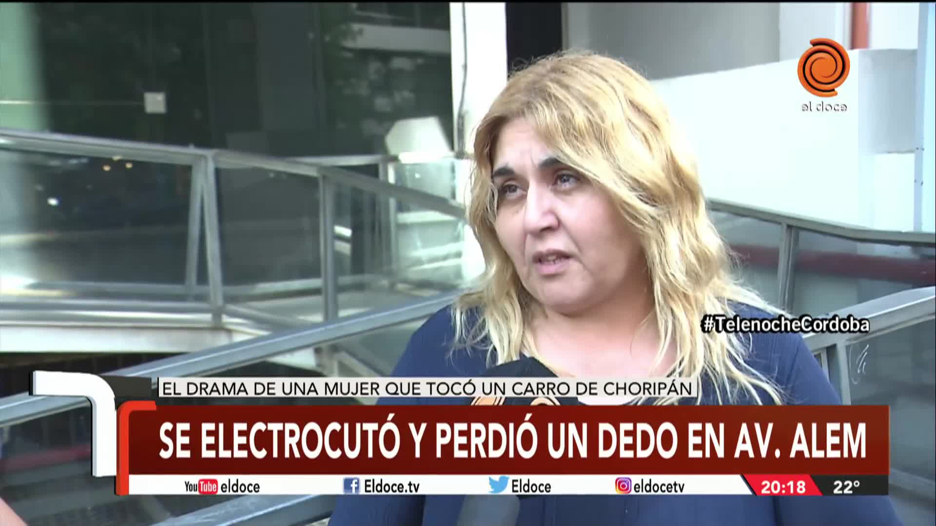 Hablaron las hijas de la mujer que se electrocutó y perdió un dedo