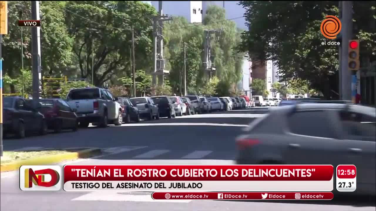 Una vecina vio como los motochoros ejecutaron al jubilado