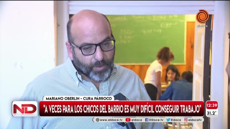 El padre Mariano Oberlin impulsa una escuela de programación