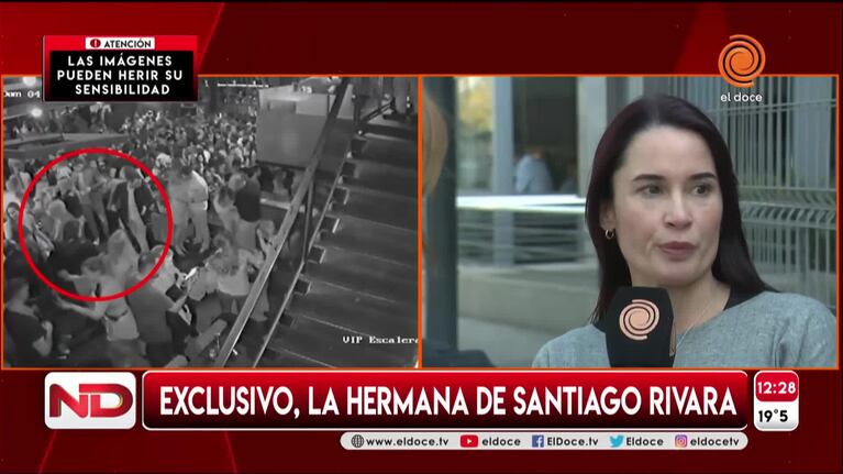 Habló la hermana del joven golpeado por Mork Braceras