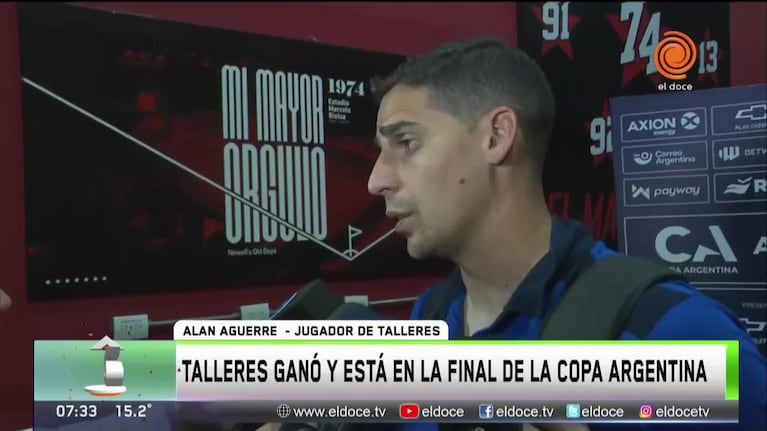 “Es un trabajo de todo Talleres”: los jugadores festejaron el pase a la final de Copa Argentina