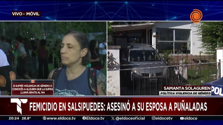 Salsipuedes, una comunidad conmovida por el femicidio de Andrea