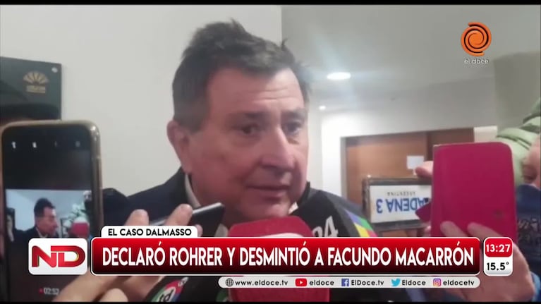 Rohrer declaró por el crimen de Nora Dalmasso y dejó un duro testimonio