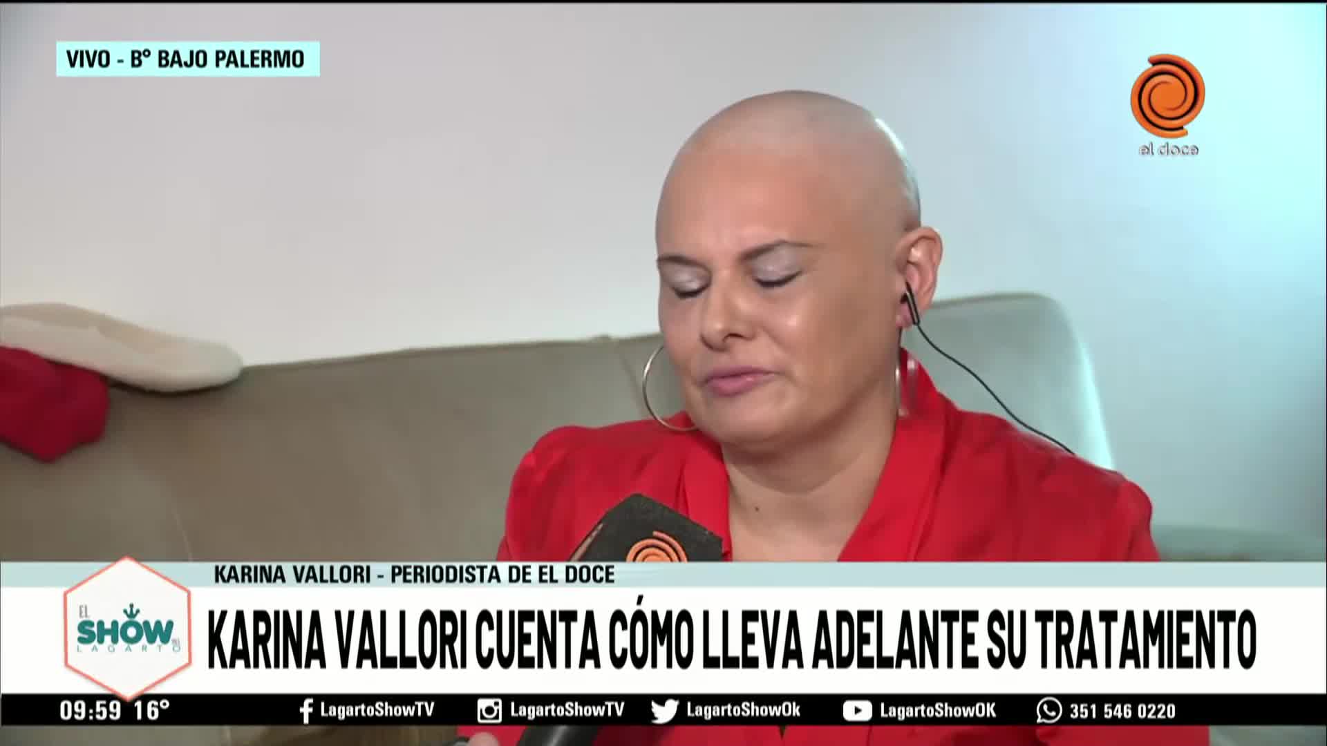 Karina Vallori y su lucha contra el cáncer de mama