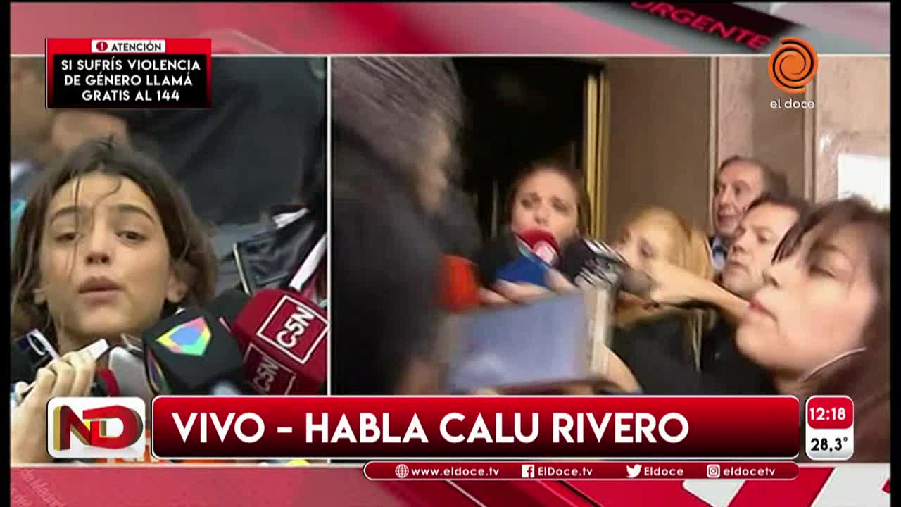 Calu Rivero tras la fallida audiencia con Darthés