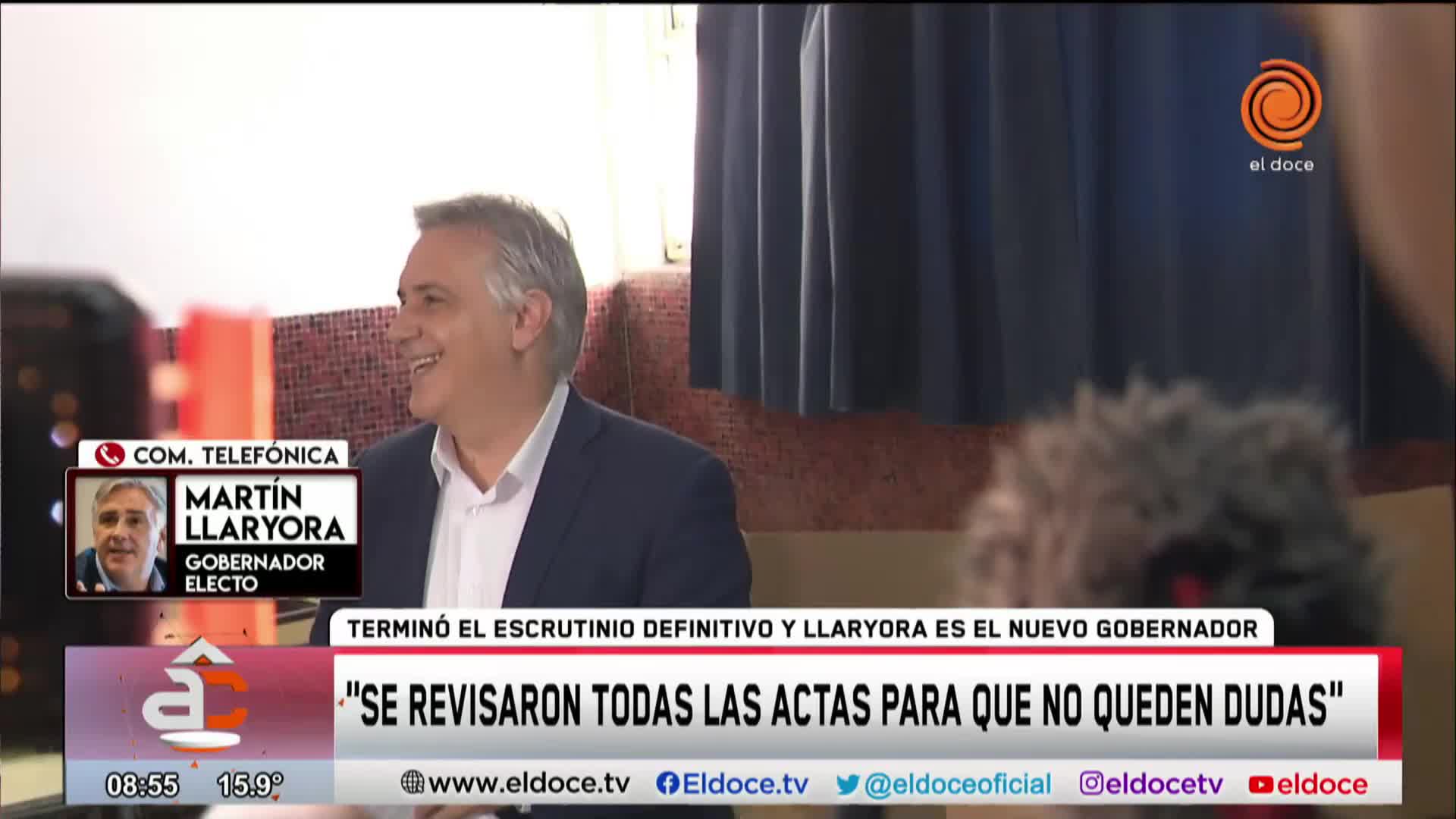 Llaryora acusó a Juez de poner en duda los resultados de las elecciones