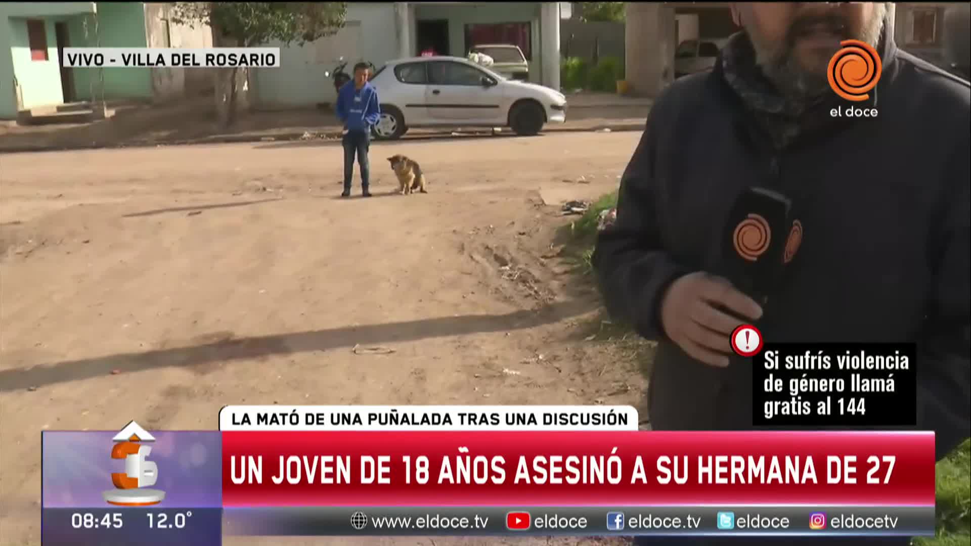 Asesinó de una puñalada a su hermana