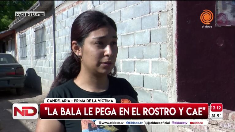 La versión de la prima de la nena baleada en Córdoba