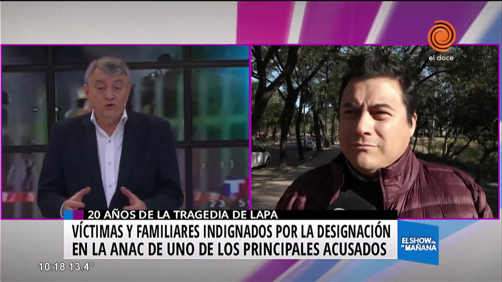 Víctimas de Lapa indignados por la designación del titular del ANAC