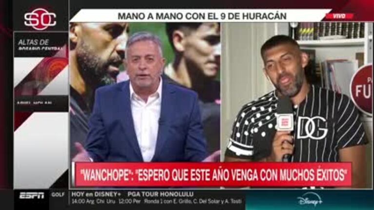 Wanchope Ábila aseguró que La Mona Jiménez es mas convocante que el Indio Solari