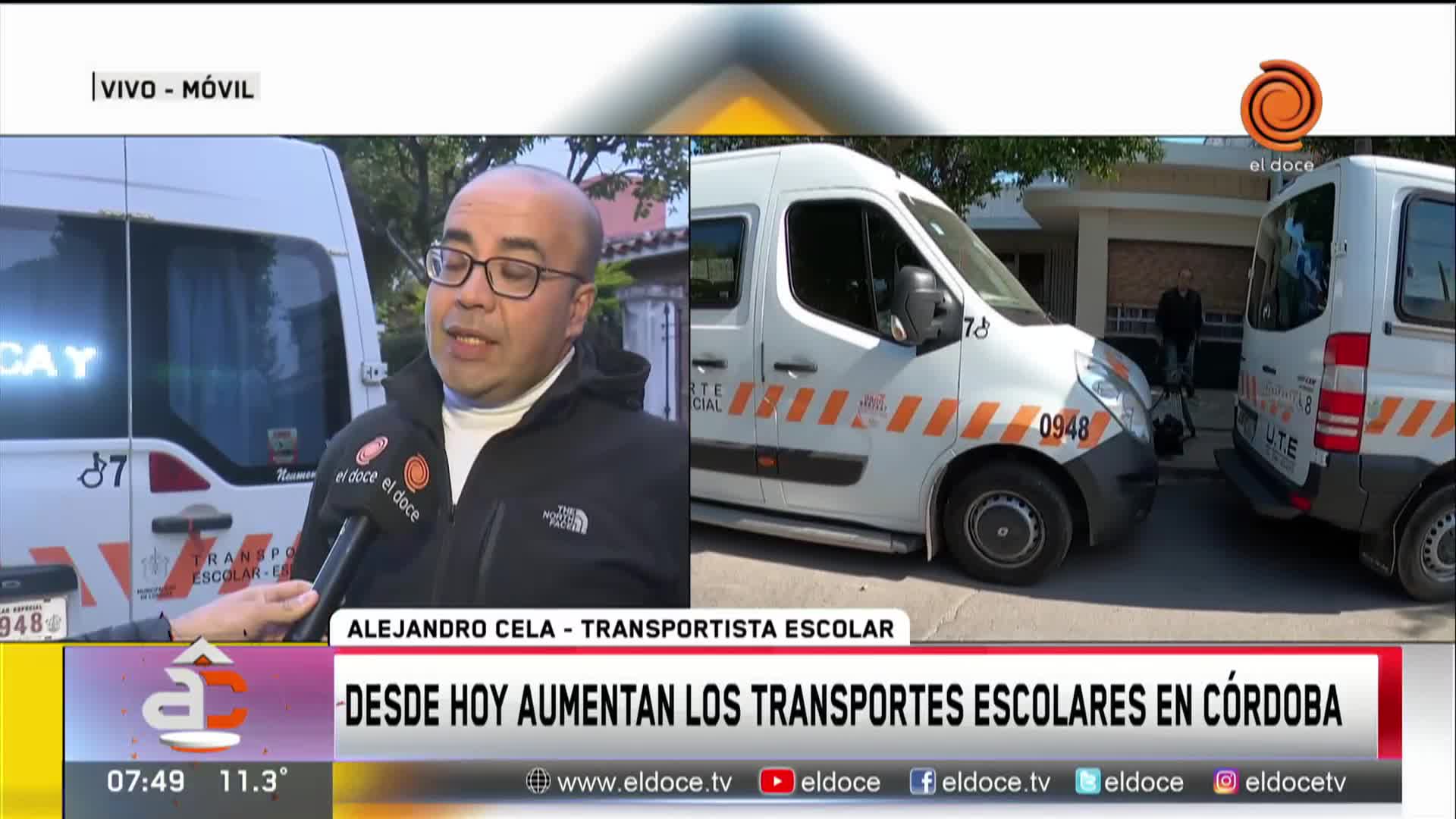 Nuevo aumento de los transportes escolares en Córdoba