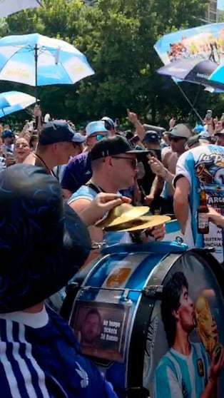 Banderazo argentino en Dallas