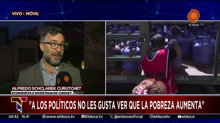 Economista aseguró que la pobreza está bien medida: "Este año fue un mazazo"