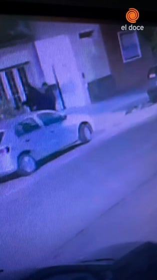 Agostina con Barrelier antes de ser asesinada