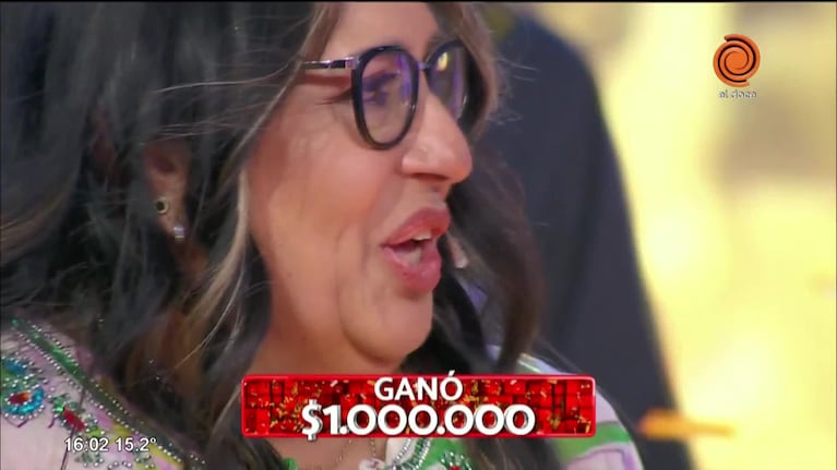 Susana, la ganadora de Los 8 Escalones del millón