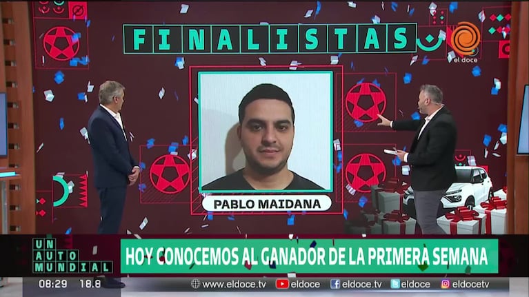 El ganador de la primera semana de Un Auto Mundial