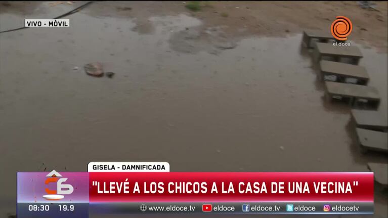 Un canal de aguas servidas desbordó en Villa Boedo