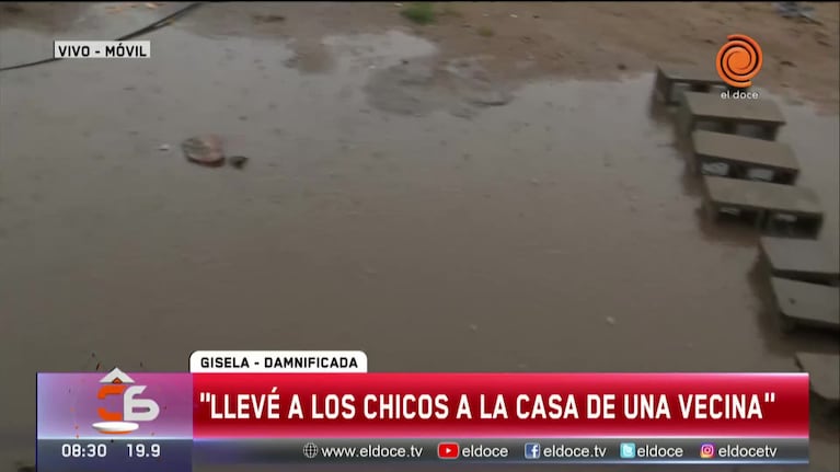 Un canal de aguas servidas desbordó en Villa Boedo