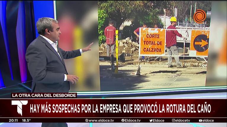 Barrio Alberdi: el drama continúa y nadie sabe quién rompió el caño