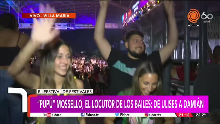 Pupú Mossello debuta con Damián Córdoba en Villa María